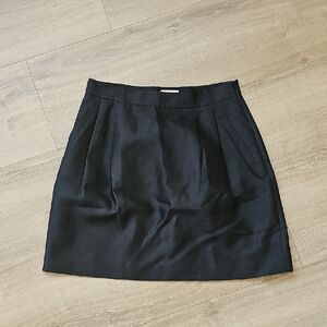 Kate Spade Skirt The Rules Elegant Black Women's Skirt Size 6 Silk Blend